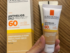 La Roche-Posay, Protetor Solar Facial Anthelios XL-Protect, FPS60, Rápida Absorção, Textura Gel Creme, 40g