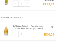 Super Brinde Natura- Compre Óleo Trifásico  Ekos Maracujá e Ganhe Refil Óleo Trifásico Ekos Maracujá – 200 ml