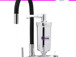 Torneira Gourmet Com Filtro Agua Pro Saúde Blindado Parede Flexível Duplo Comando Base Pressão Faucet Dazie Metais