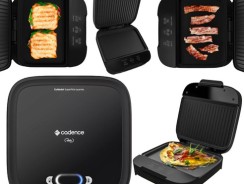 Sanduicheira Grill Cadence Preta 750W Antiaderente Click