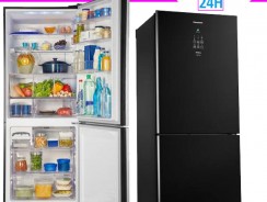 Geladeira/Refrigerador Panasonic Frost free – 425L Glass Painel EasyTouch