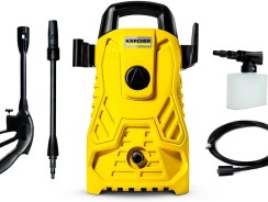 Lavadora de Alta pressão Kärcher Compacta 1500 PSI/Libras 1200W 300L/h com Aplicador de Detergente e Lança Regulável