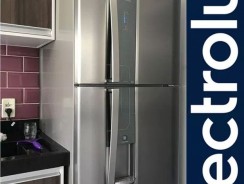 Geladeira/Refrigerador Electrolux 382 litros TW42S Inox Top Freezer Com Dispenser de Água