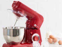 Batedeira Power Machine 500W Vermelha – Fun Kitchen Com 2 Anos De Garantia