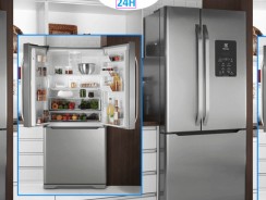 Geladeira/Refrigerador French Door Electrolux 579l Dm84x Inox 110v