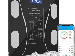 Balança de Banheiro Inteligente Bioimpedância Digital 180kgs – Wellmix