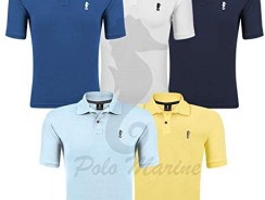 Kit 05 Camisetas Gola Polo – Polo Marine