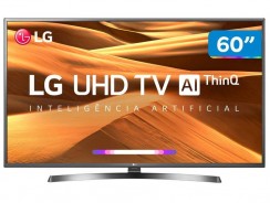 Smart TV 4K LED 60” LG 60UM7270PSA Wi-Fi HDR – Inteligência Artificial Conversor Digital 3 HDMI 60