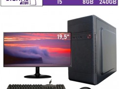 Computador Completo Intel Core I5 8gb Ssd 240gb Monitor Hdmi Led hdmi 19.5 Digital Corp