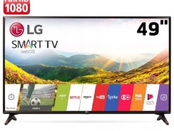 Smart TV LED 49″ Full HD LG 49LJ5550 com Painel IPS, Wi-Fi, WebOS 3.5, Time Machine Ready, Magic Zoom, Quick Access, HDMI e USB