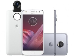 Smartphone Motorola Moto Z2 Play 360 Câmera – Edition 64GB Azul Topázio Dual Chip Câm. 12MP