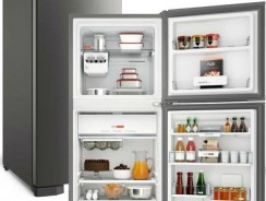 Geladeira Brastemp Frost Free Duplex 400 litros cor Inox com Freeze Control – BRM54HK