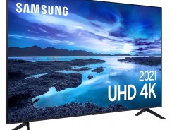 Samsung Smart Tv 70″ Uhd 4k 70au7700, Processador Crystal 4k, Tela Sem Limites, Visual Livre De Cabos, Alexa Built In.