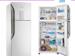 Refrigerador 2 Portas Frost Free 387 Litros Panasonic Classe A NR-BT40BD1WA