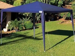 Gazebo 2,40m X 3m Ráfia Azul Mor