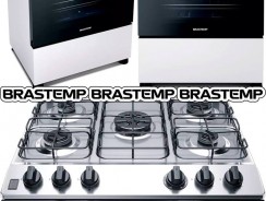 Fogão Brastemp 5 Bocas Branco Com Turbo Chama – BFS5ECB – BIVOLT