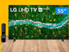 Smart Tv Led 55” Lg 55up7750 4k Uhd 55up7750 Wi-Fi Bluetooth Hdr Inteligência Artificial Thinq Smart Magic Google Alexa