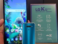 Smartphone LG K12 Prime 64GB Azul 4G Octa Core – 3GB RAM Tela 6,26” Câm. Dupla + Câm. Selfie 13MP