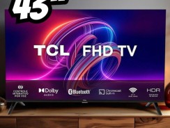 Smart TV 43” Full HD LED TCL 43S5400A Android – Wi-Fi Bluetooth Google Assistente 2 HDMI 1 USB