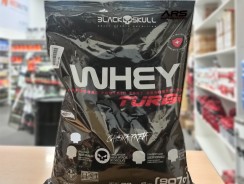 Whey Protein Concentrado TURBO Black Skull 907G – Refil