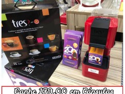 Cafeteira Expresso Três Corações S26 Pop – 15 Bar Vermelha e Preta