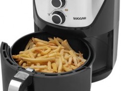 Airfryer Fritadeira Lightfry Preta Em Inox 6 Litros 127V – Suggar