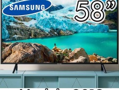 Smart TV 4K LED 58” Samsung UN58RU7100 – Wi-Fi HDR Conversor Digital 3 HDMI 2 USB