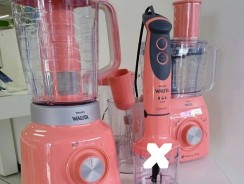 Multiprocessador de Alimentos Philips Walita – Coral + Liquidificador 5 Velocidade