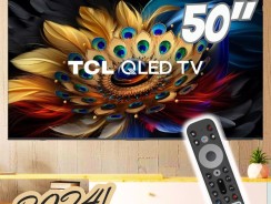 TCL QLED SMART TV 50” C655 4K UHD GOOGLE TV DOLBY VISION