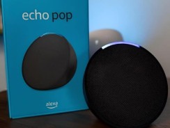 Echo Pop | Smart speaker compacto com som envolvente e Alexa | Cor Preta