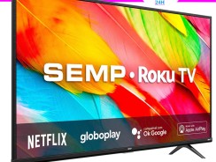 Smart TV LED 43″ FULL HD Semp R6500 – Roku, Alexa, Wifi