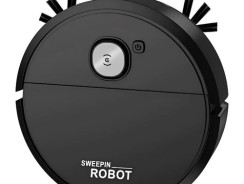 Robô Varredora/Aspirador De Pó Automática 3 Em 1 Limpeza Doméstica Robótico Inteligente E Silencioso