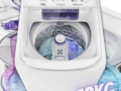 Lavadora de Roupas Electrolux LAC12 – 12Kg Cesto Inox 12 Programas de Lavagem —