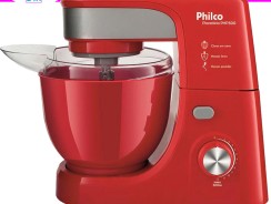 Batedeira Planetária Philco PHP500 Turbo com 11 Velocidades – Vermelha