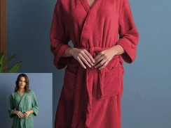 Roupão de Inverno Atlântica Kimono de Microfibra – Dalia