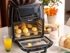 Fritadeira Sem Óleo Air Fryer Oven 12L Amvox Preto 1700W 110V