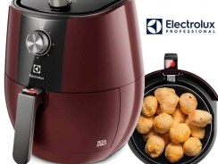 AirFryer Electrolux Grand 4L Vermelha Efficient por Rita Lobo (EAF31)