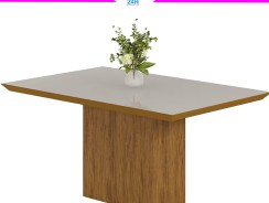 Mesa de Jantar Viero Loren 82 x 160 x 90 cm – Grapia/Off White