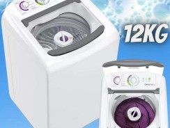 Lavadora de Roupas Consul 12kg 16 Programas de Lavagem Branca CWH12 —