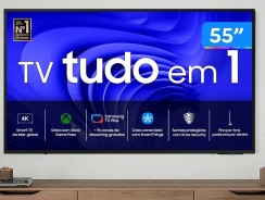 Smart TV 55” 4K UHD LED Samsung 55DU7700 – Wi-Fi Bluetooth Alexa 3 HDMI —