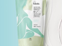Refil Creme Desodorante Nutritivo para o Corpo Tododia Flor de Lis 400 ml