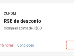 Shopee: Cupom de R$ 8 em Compras a partir R$ 30 –