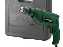 Furadeira de Impacto Britânia Power Perform BFU01M 650W Mandril 3/8” 48000 IPM com Maleta Plástica