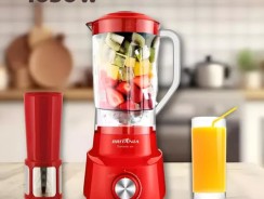 Liquidificador Britânia Diamante Vermelho 4 velocidades 1050W —