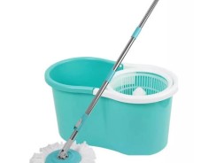 Rodo Mop Giratório Balde Esfregão Limpeza Completa com Cabo Profissional Refil Mobi Mopi Moopi Mobe