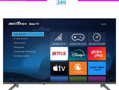 Smart Tv 43” Britânia Btv43va4regb Roku Tv Led Dolby Audio