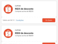 Cupons Shopee Natal