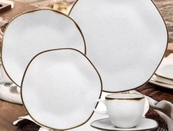 Jogo De Jantar 20 Peças Oxford Porcelana Ryo Maresia —
