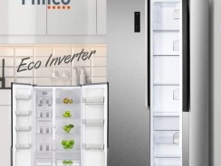 Refrigerador Philco 437 Litros Side By Side Eco Inverter Inox PRF533I 127 Volts