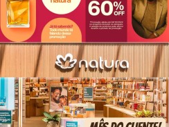 Natura Mês do Cliente. Frete Grátis a partir de R$ 9 + até  60% + Cupom